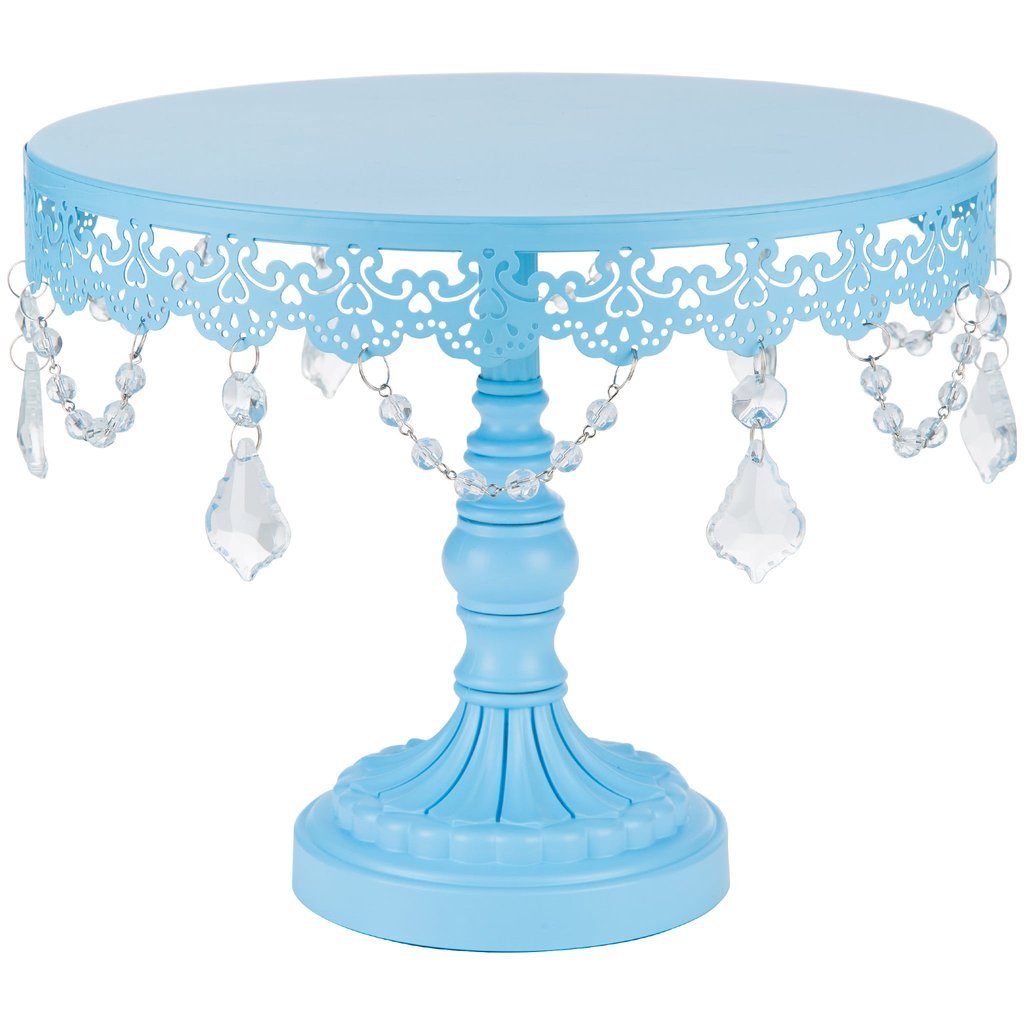 Sophia 10 inch Baby Blue Cake Stand - Amalfi