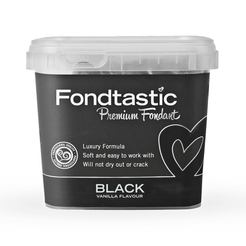 Fondtastic BLACK Fondant 1Kg