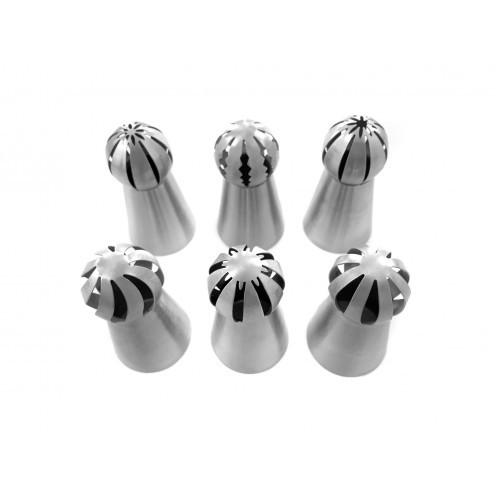 Russian Ruffle Ball Tips Set (6)