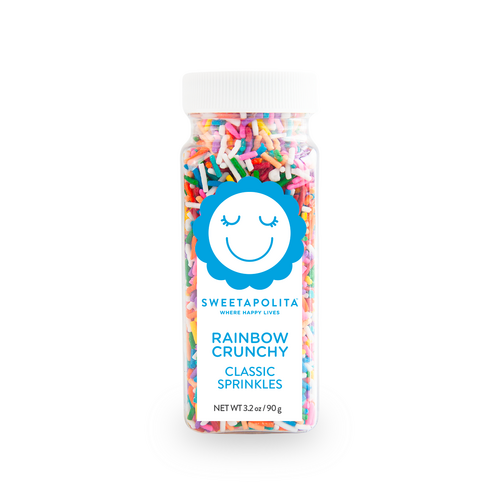 Sweetapolita Rainbow Crunchy Sprinkles 90g