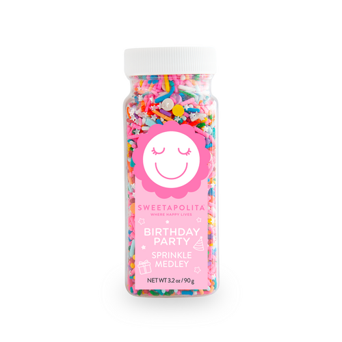 Sweetapolita Birthday Party Vegan Sprinkle Medley 90g