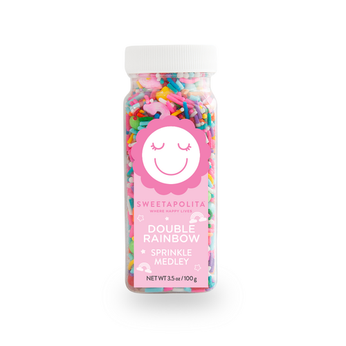 Sweetapolita Double Rainbow Sprinkle Medley 100g