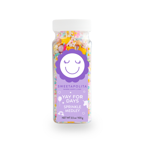 Sweetapolita Yay for Days Sprinkle Medley 100g