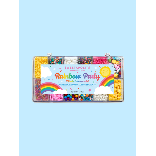 Sweetapolita Rainbow Party Assorted Sprinkle Box 400g